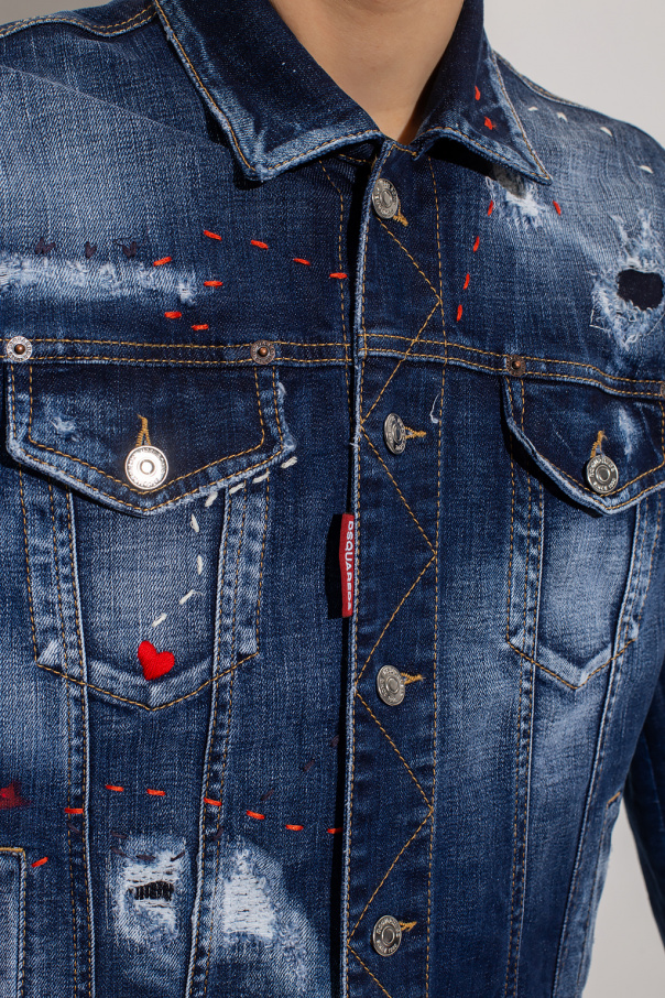 Giacca jeans dsquared sale